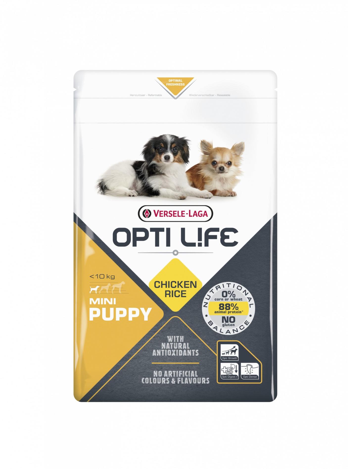 Opti Life puppy mini au poulet