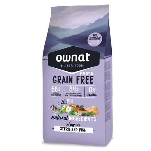 Ownat Grain free Prime sterilised poisson