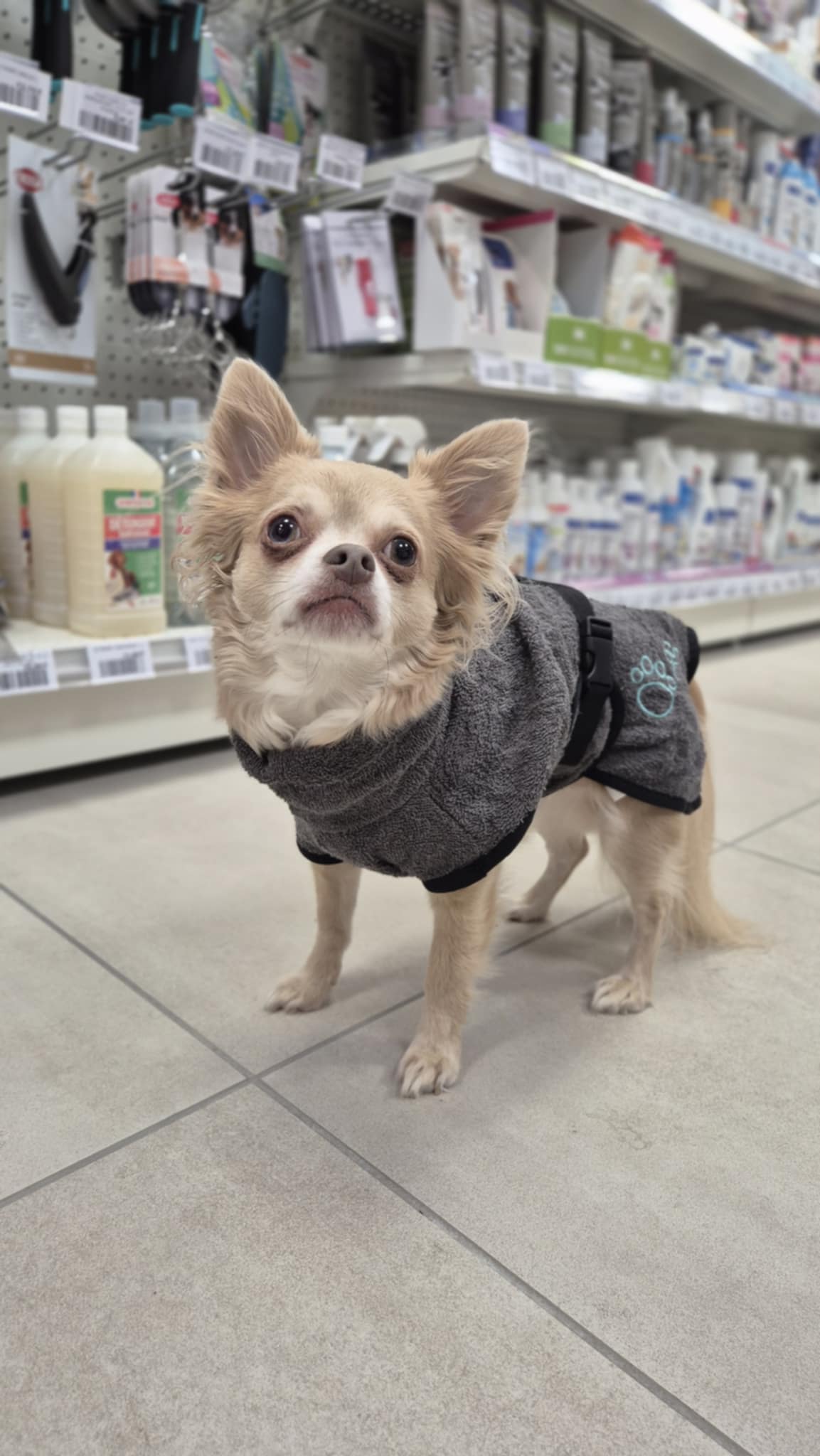 Peignoir en tissu éponge